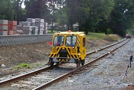 007 passes a light industry along the road