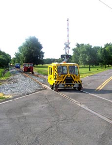 007 at a rural crossing