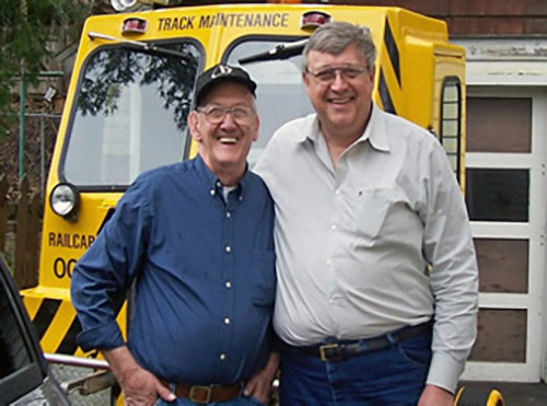 Harvey and Dan April 2007