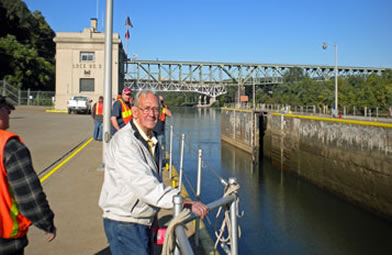 Dad at Locks