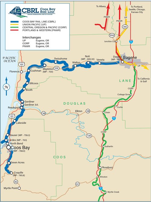 CBRL Route Map